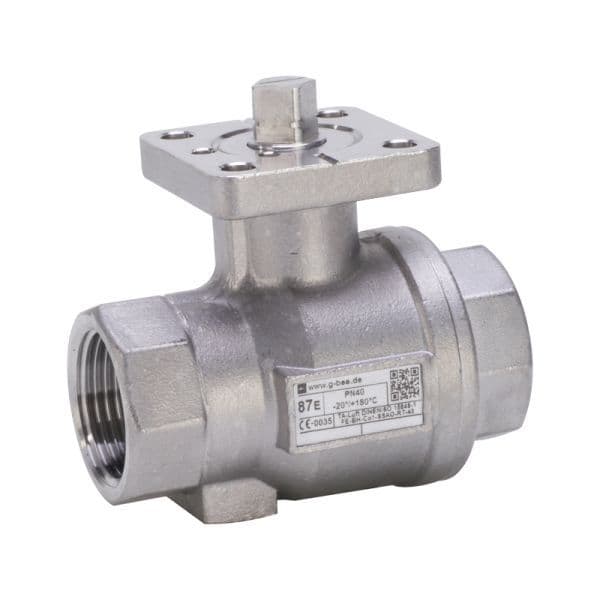 BEE 87EA 2-Way Ball Valve with Thread Connection