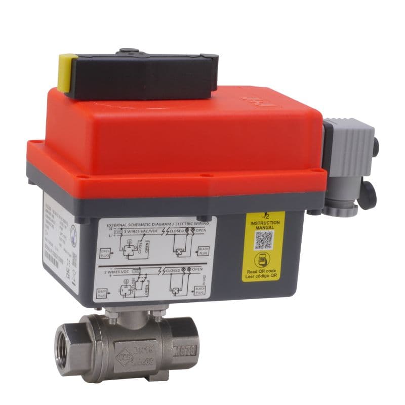BEE AKE87E.H Automatic 2-Way Ball Valve with Thread Connection