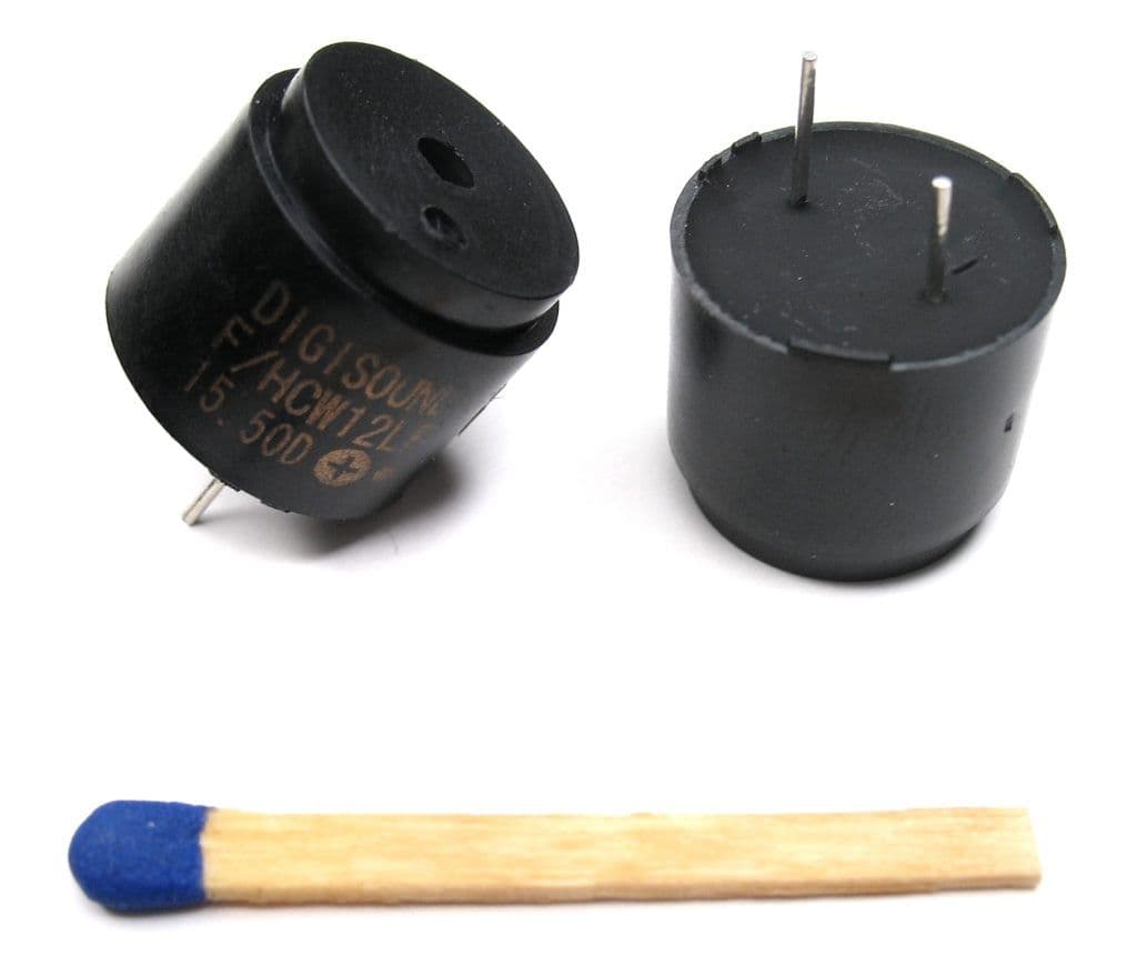DIGISOUND F/HCW 12 WITH LABEL Magnetic THT Buzzer with oscillator