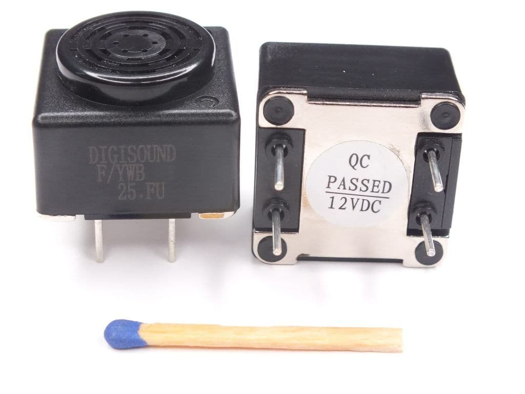 DIGISOUND F/YWB 24 BLACK Mechanical THT Buzzer with Oscillator