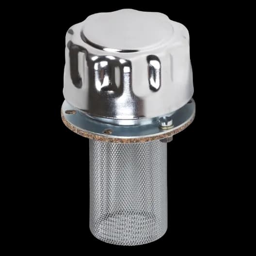 Filler necks and oil level sight glasses