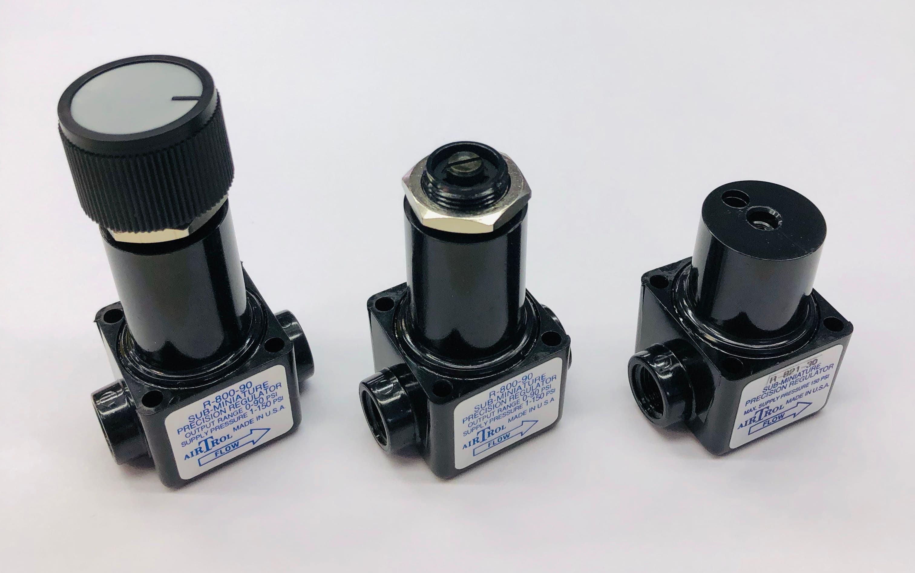 R-800 Series Miniature Precision Pressure Regulator, 1/8 NPT Ports