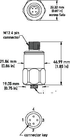 Wilcoxon 786A-M12-D2 Accelerometer