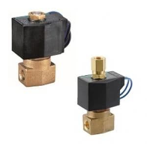 Direct-acting 2-way and 3-way solenoid valves (multi-purpose fluid valves) - AB, AG, GAB, GAG