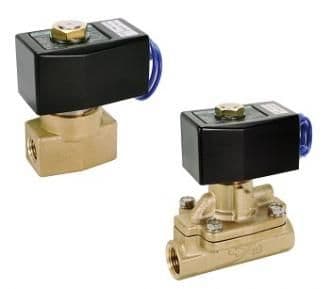 Pilot-operated 2-way solenoid valve (multi-purpose fluid valve) AD