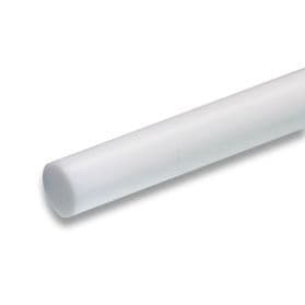 Premium Grade PTFE polished h9 round rod natural (white)