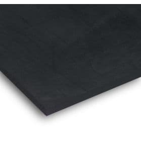 PTFE 225 sheet, dull black (with 25% carbon dust)