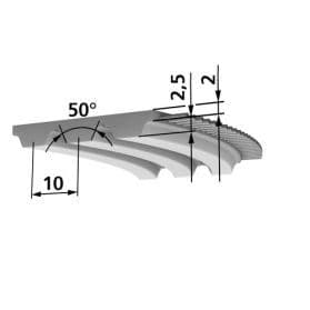 BRECO® Synchronous Belt, By the Meter, BAT10