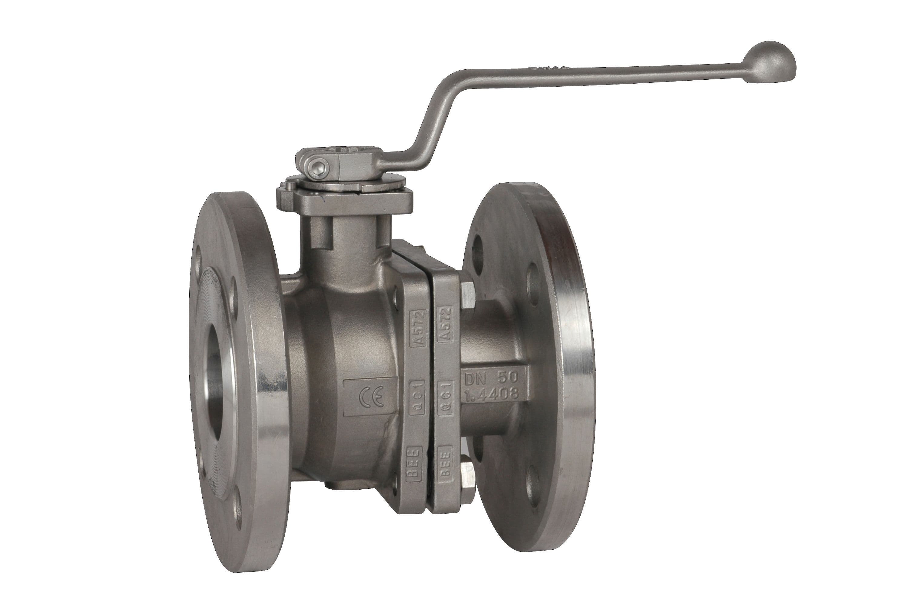 BEE 71ME-PN16-R27 2-Way Ball Valve with Flange Connection