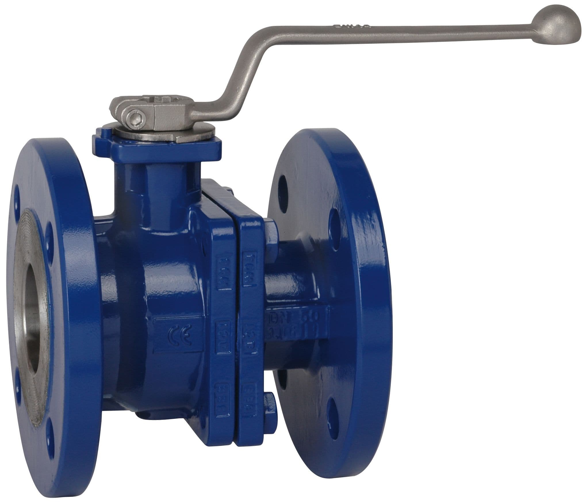 BEE 71MS-PN40-R27 2-Way Ball Valve with Flange Connection