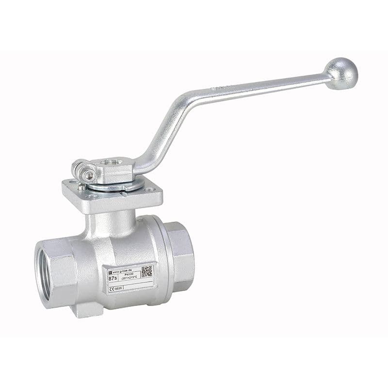 BEE 87S-DVGW-G 2-Way Ball Valve with Thread Connection