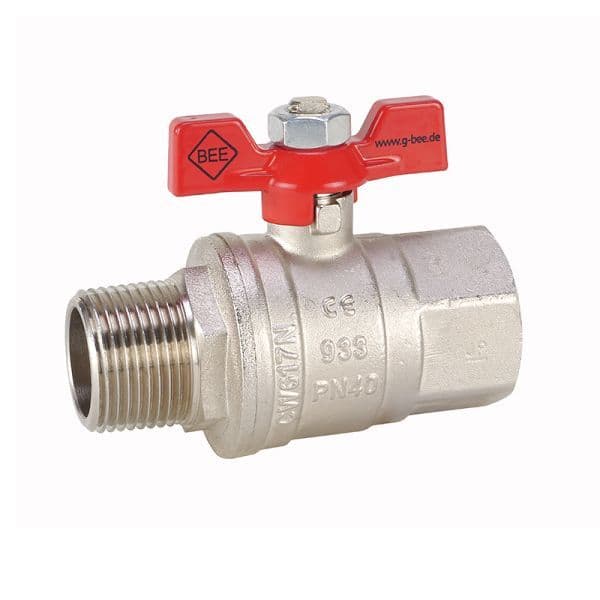 BEE 933.3 2-Way Ball Valve with Thread Connection