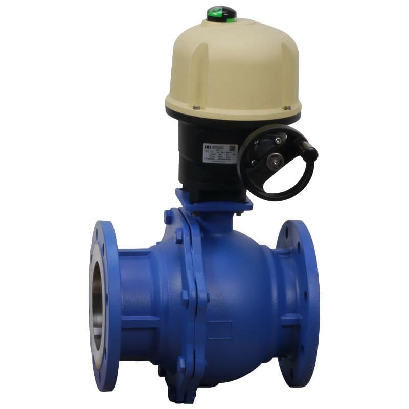 BEE AKE71MS.AQ Automatic 2-Way Ball Valve with Flange Connection