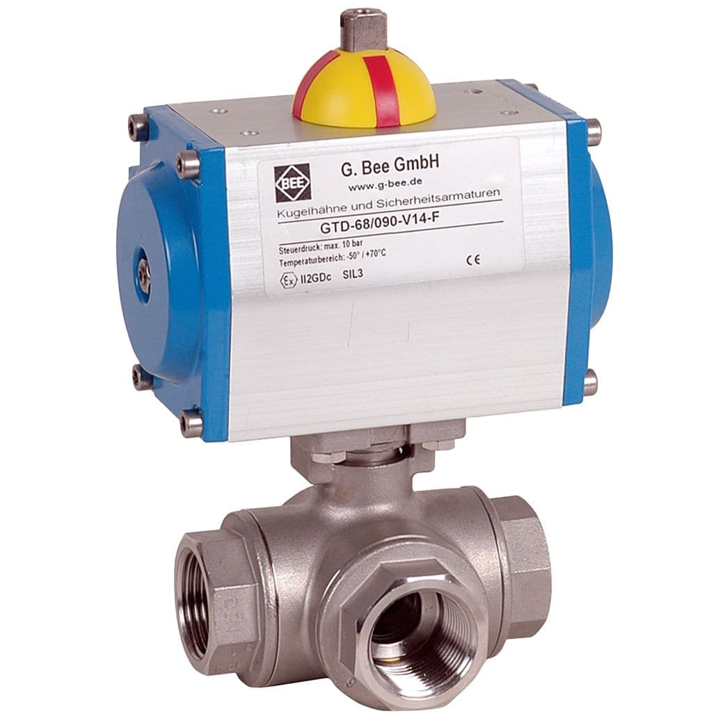 BEE AKP630EL.GTD Automatic Multi-Way Ball Valve with Thread Connection
