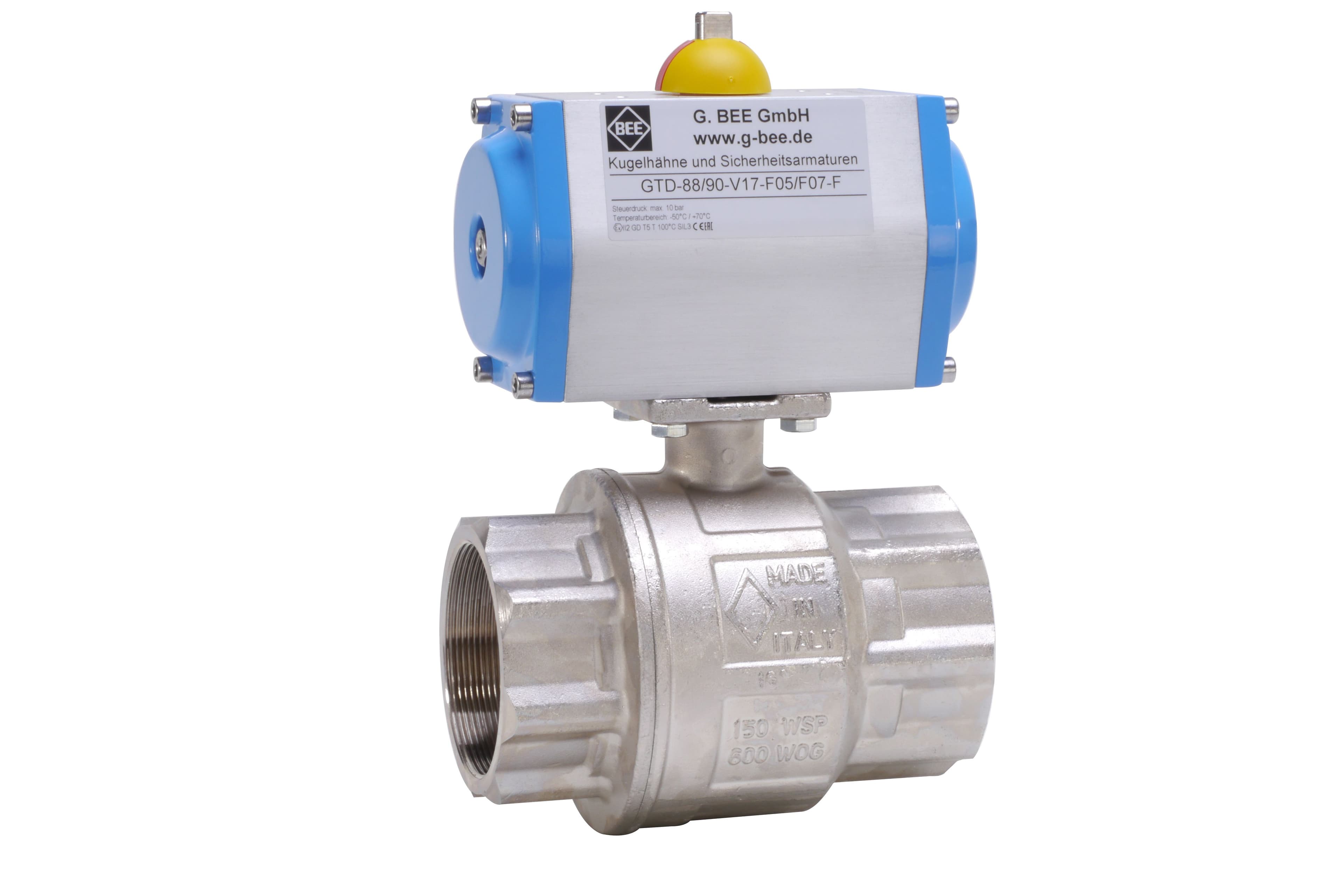 BEE AKP67.GTD Automatic 2-Way Ball Valve with Thread Connection