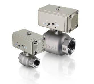 Pneumatically Controlled Ball Valve 2-3 Way Valve (Compact Rotary Valve) CHB・CHG
