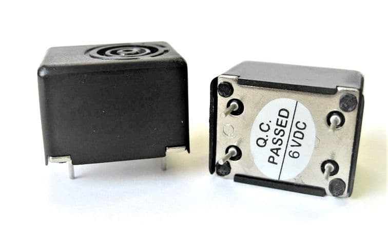 DIGISOUND F/NCMB 06 BLACK Mechanical THT Buzzer with Oscillator