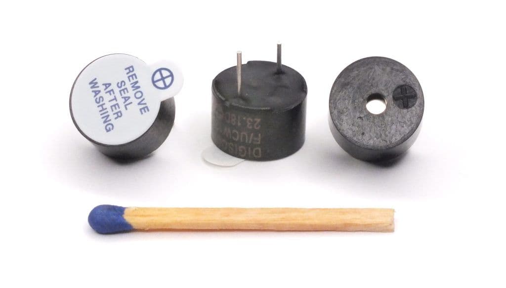 DIGISOUND F/UCW 12 WITH LABEL Magnetic THT Buzzer with oscillator