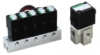 Direct-acting 2-way and 3-way solenoid valves for dry air (special valves) - FGB, FGG, GFGB, GFGG