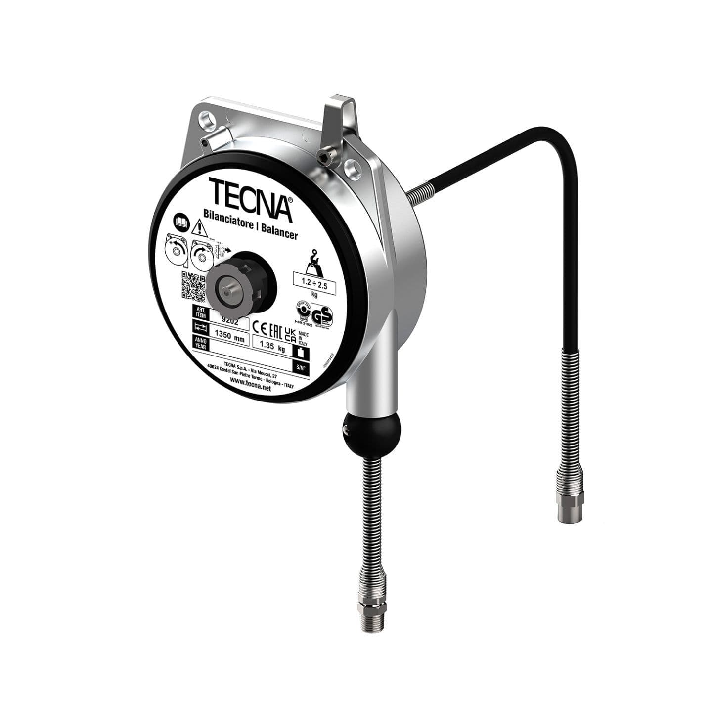 TECNA Hose Balancers 9203 — Capacity 3-5 kg