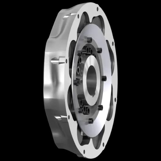 VAROLASTIC® highly 弹性 法兰联轴器 with progressive torsional stiffness