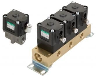 Small pneumatically controlled 2-way valve NAB・GNAB