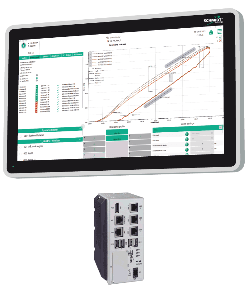SCHMIDT® PressControl 7000 RT with 7000 HMI - PressControl, Press Control and Software